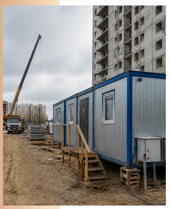 Аренда строительных вагончиков для рабочих в Кургане